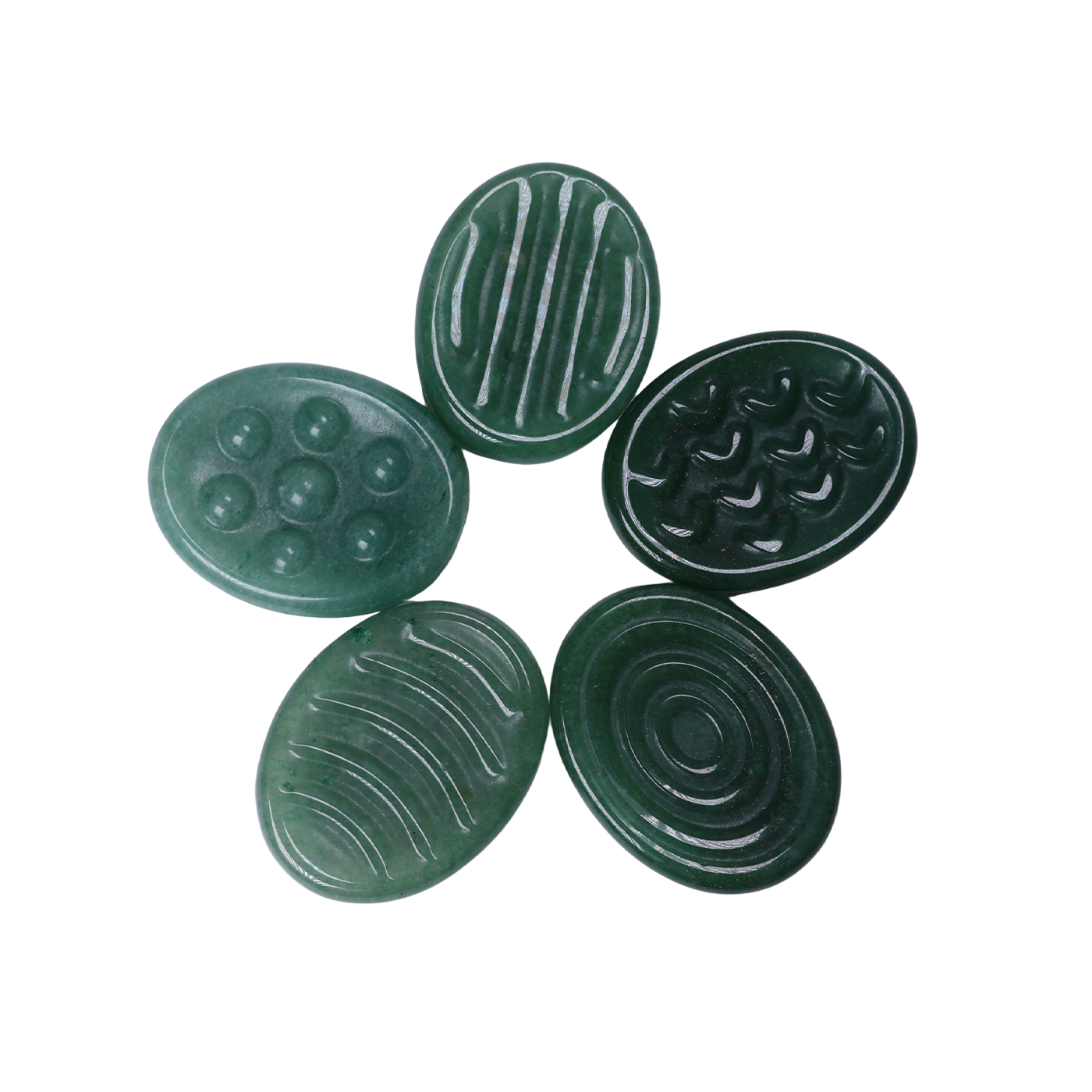 green aventurine worry stones