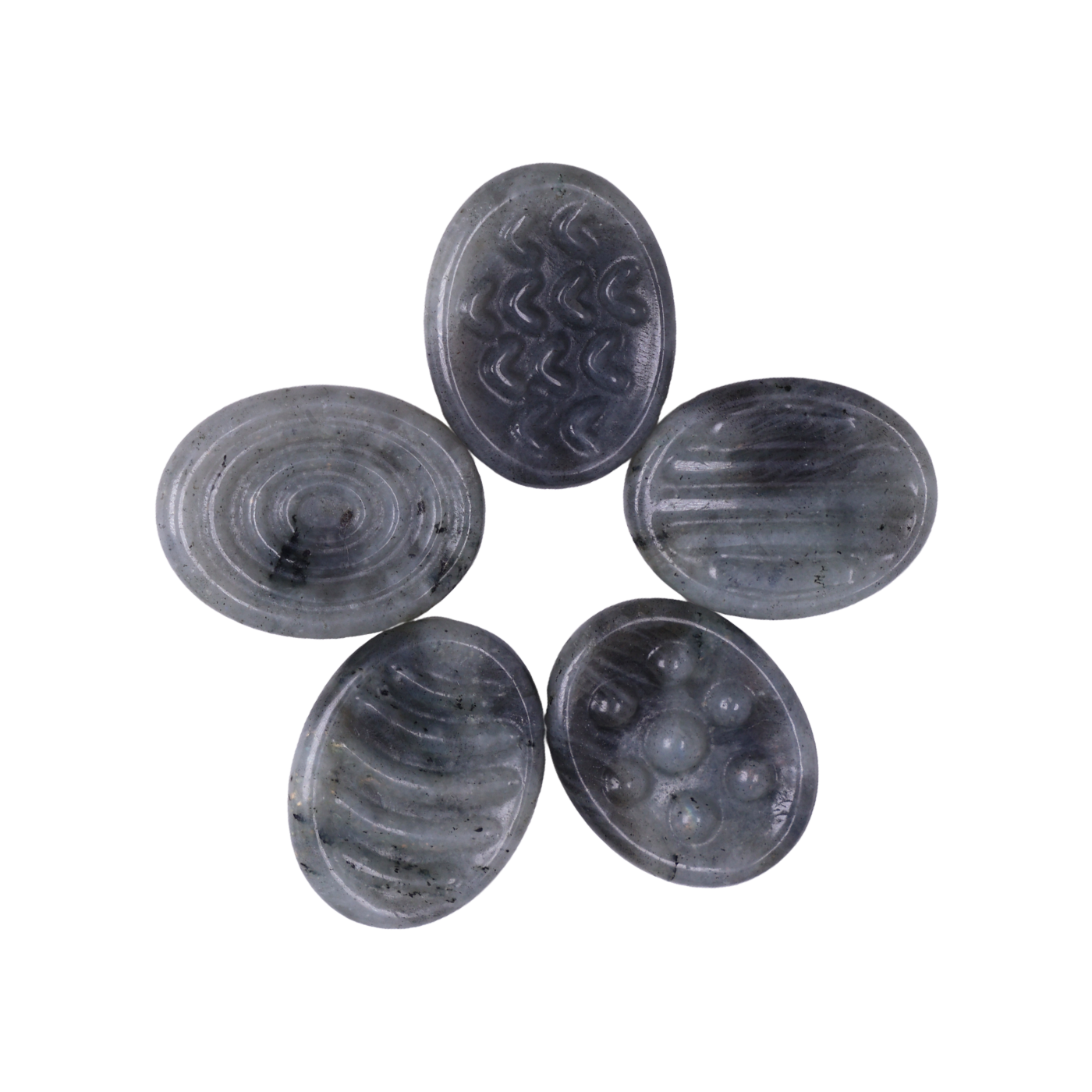 labradorite worry stones