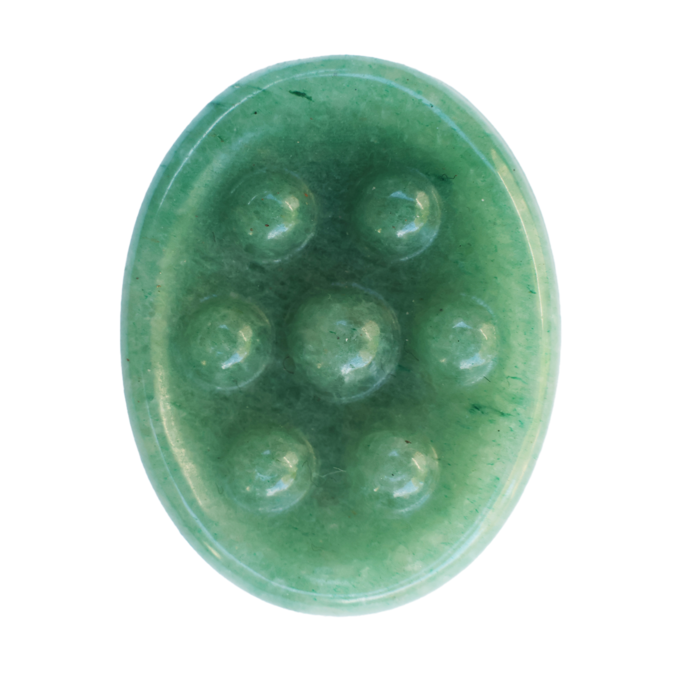 green aventurine worry stone